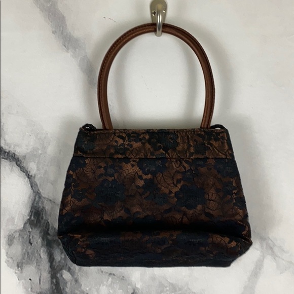 VICTORIAS SECRET handbag brown black lace - Picture 3 of 7